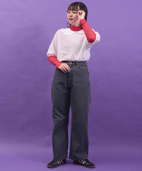 I am I in fact...(アイアムアイインファクト)の「パワーネットチュール インナー(Tシャツ/カットソー・レディース・ブルー/グリーン/ピンク・FREE)」の22枚目の写真