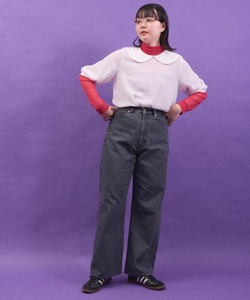 I am I in fact...(アイアムアイインファクト)の「パワーネットチュール インナー(Tシャツ/カットソー・レディース・ブルー/グリーン/ピンク・FREE)」の19枚目の写真