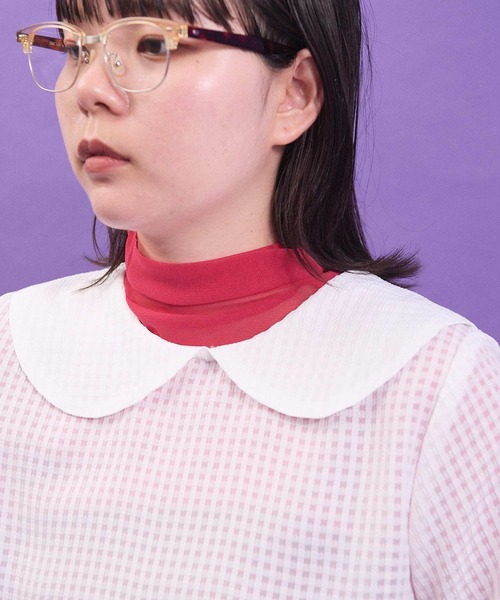 I am I in fact...(アイアムアイインファクト)の「パワーネットチュール インナー(Tシャツ/カットソー・レディース・ブルー/グリーン/ピンク・FREE)」の6枚目の写真