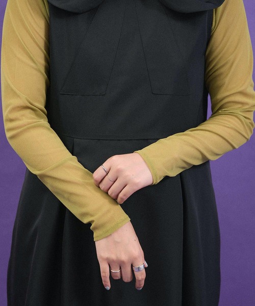 I am I in fact...(アイアムアイインファクト)の「パワーネットチュール インナー(Tシャツ/カットソー・レディース・ブルー/グリーン/ピンク・FREE)」の17枚目の写真