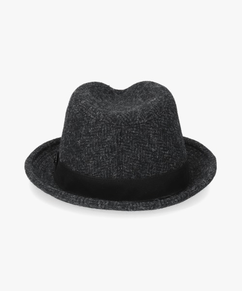 arth（アース）の「arth  Harris Tweed Tiro / アース（ハット・メンズ・ダークグレー/ブラウン・58cm/60cm）」の9枚目の写真