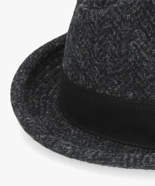 arth（アース）の「arth  Harris Tweed Tiro / アース（ハット・メンズ・ダークグレー/ブラウン・58cm/60cm）」の11枚目の写真
