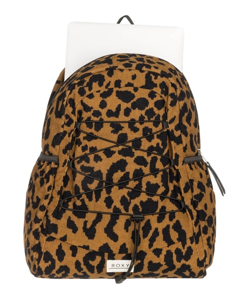 ROXY（ロキシー）の「URBAN PARTY BACKPACK/ロキシーレオパード柄バックパック・リュックサック（バックパック/リュック・レディース・ベージュ・FREE）」の2枚目の写真