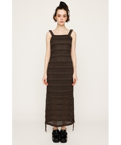 セール】FRONT BUTTON LACE 2P L/OP フロントボタン レース ツーピー