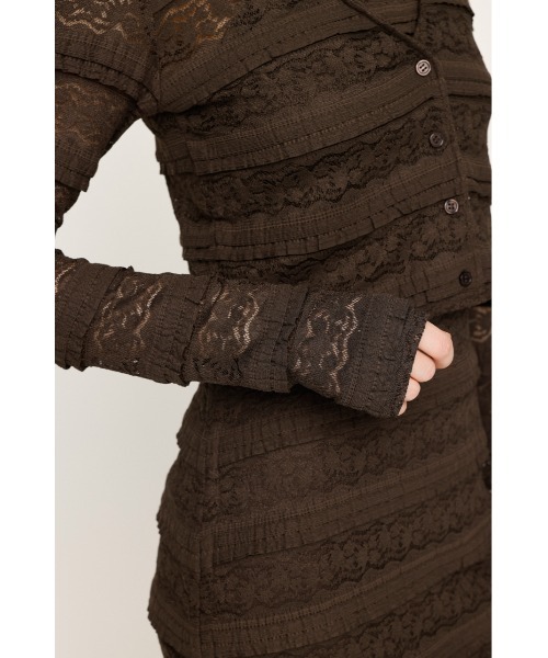 セール】FRONT BUTTON LACE 2P L/OP フロントボタン レース