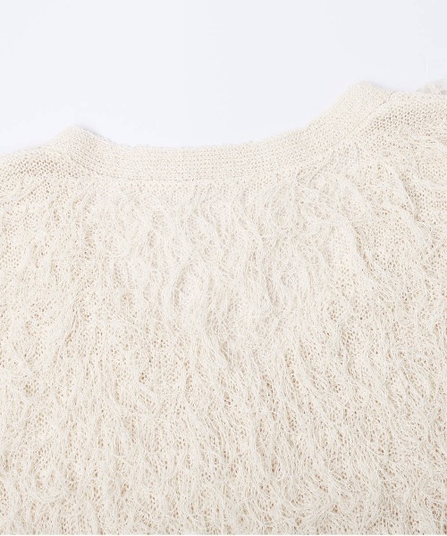 AMELY(エミリー)の「ループフリンジベスト(ベスト・レディース・ブラウン/グレー/ブラック/アイボリー・フリー)」の19枚目の写真