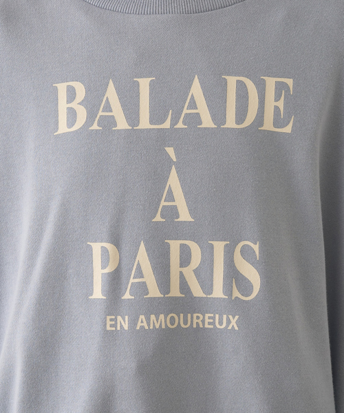 Rouge vif Anna（ルージュヴィフアンナ）の「裏毛ロゴタックスリーブスウェット（スウェット・レディース・サックスブルー/ネイビー/ホワイト・フリー）」の5枚目の写真