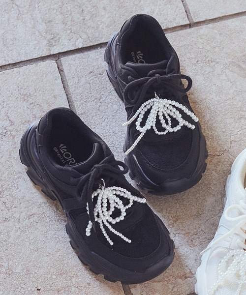 セール】ORiental TRaffic パールチャームスニーカー（スニーカー