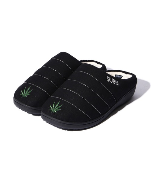 SUBU(スブ)の「SUBU×MANASTASH/スブ×マナスタッシュ HEMP EMB SANDAL ヘンプエンブレムサンダル(サンダル・メンズ・ナチュラル/ブラック・3/2/1/0)」の2枚目の写真