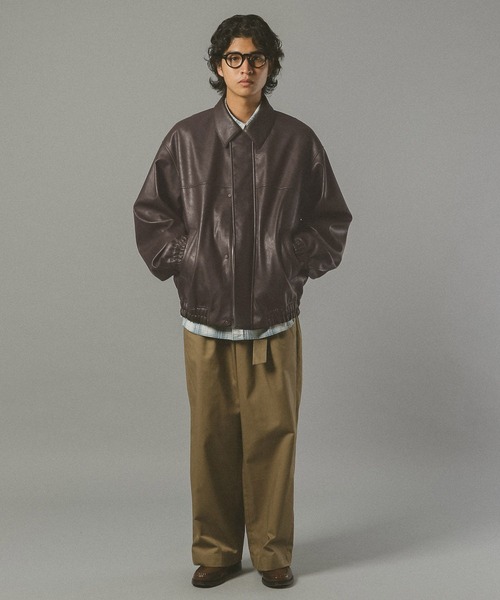 セール】シンセティックレザージャケット（ブルゾン）｜RAGEBLUE