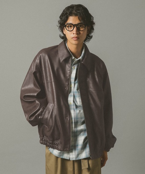 セール】シンセティックレザージャケット（ブルゾン）｜RAGEBLUE