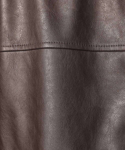 RAGEBLUE(レイジブルー)の「シンセティックレザージャケット(ブルゾン・メンズ・ブラック/ブラウン・SMALL/LARGE/MEDIUM)」の16枚目の写真