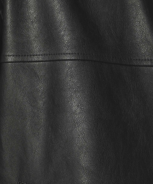 RAGEBLUE(レイジブルー)の「シンセティックレザージャケット(ブルゾン・メンズ・ブラック/ブラウン・SMALL/LARGE/MEDIUM)」の17枚目の写真