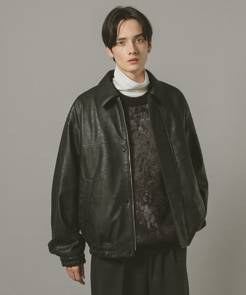 セール】シンセティックレザージャケット（ブルゾン）｜RAGEBLUE