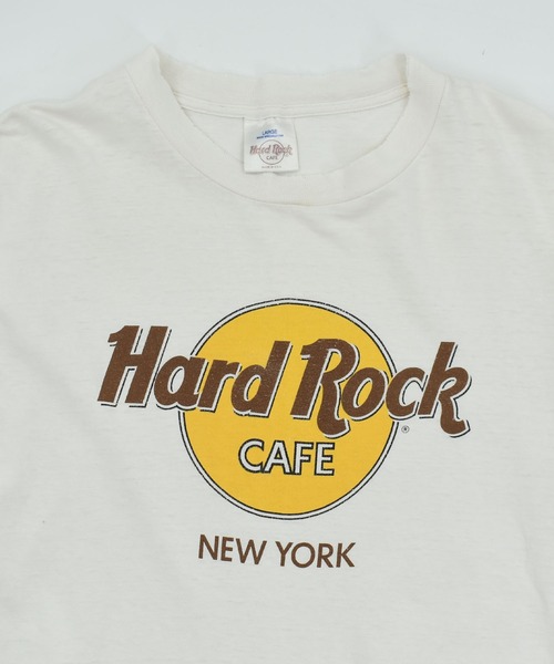 VINTAGE(ヴィンテージ)の「【USED】90’s HARD ROCK CAFE 企業ロゴ Tシャツ USA製(Tシャツ/カットソー・メンズ・ホワイト・LARGE)」の2枚目の写真