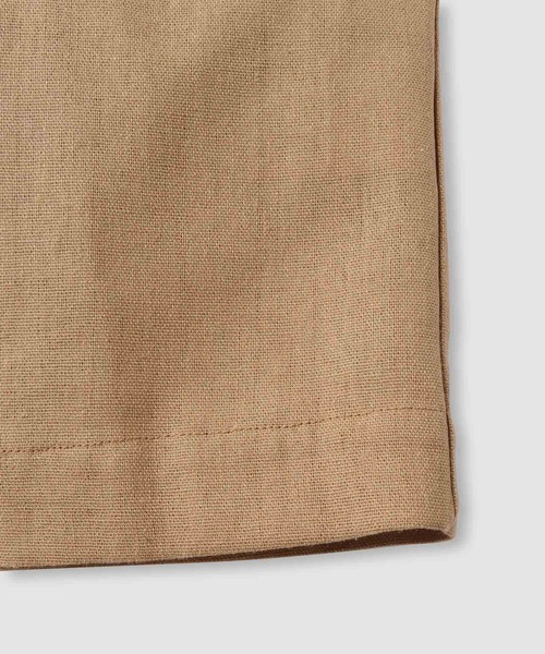 Mac-House（マックハウス）の「Idnes レーヨン麻混ハーフスリーブジャケット（その他アウター・レディース・ネイビー/ベージュ・M）」の6枚目の写真