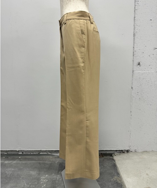 PROVOKE (プロヴォーク)の「CENTERPRESS SLACKS(スラックス・レディース・ライトベージュ・38 inch)」の7枚目の写真