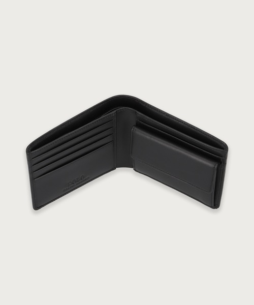 POLO RALPH LAUREN（ポロ ラルフ ローレン）の「カーフレザー ビルフォールド コイン ウォレット（財布・メンズ・ネイビー/ブラック/ダークブラウン/ブラック系その他・FREE）」の19枚目の写真