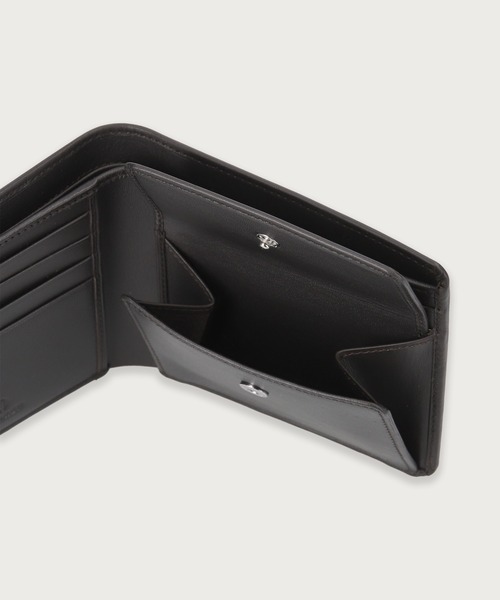 POLO RALPH LAUREN（ポロ ラルフ ローレン）の「カーフレザー ビルフォールド コイン ウォレット（財布・メンズ・ネイビー/ブラック/ダークブラウン/ブラック系その他・FREE）」の13枚目の写真