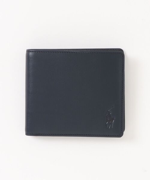 POLO RALPH LAUREN（ポロ ラルフ ローレン）の「カーフレザー ビルフォールド コイン ウォレット（財布・メンズ・ネイビー/ブラック/ダークブラウン/ブラック系その他・FREE）」の18枚目の写真