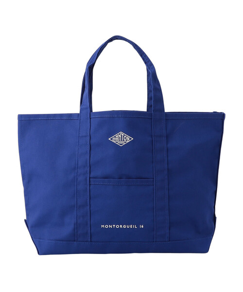 DANTON（ダントン）の「CANVAS MARCHE BAG〈MONTORGUEIL〉（トートバッグ・レディース・ベージュ/チャコール/オレンジ/アイボリー/ブラック/ブルー・-）」の5枚目の写真