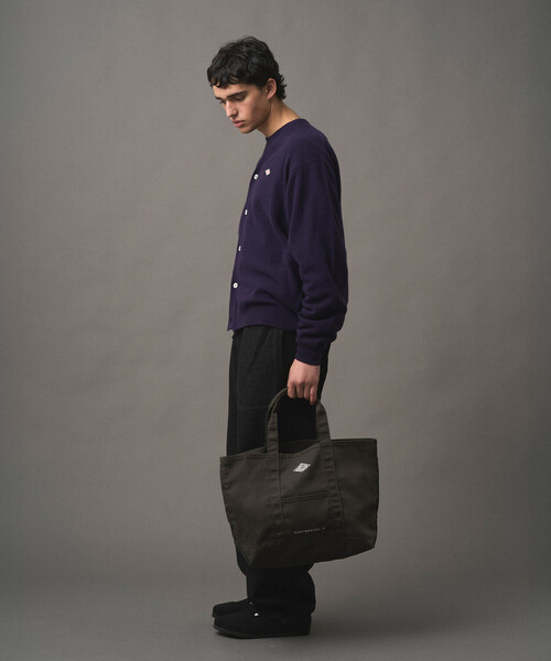 DANTON（ダントン）の「CANVAS MARCHE BAG〈MONTORGUEIL〉（トートバッグ・レディース・ベージュ/チャコール/オレンジ/アイボリー/ブラック/ブルー・-）」の8枚目の写真