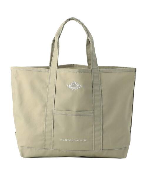 DANTON（ダントン）の「CANVAS MARCHE BAG〈MONTORGUEIL〉（トートバッグ・レディース・ベージュ/チャコール/オレンジ/アイボリー/ブラック/ブルー・-）」の22枚目の写真