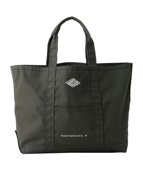DANTON（ダントン）の「CANVAS MARCHE BAG〈MONTORGUEIL〉（トートバッグ・レディース・ベージュ/チャコール/オレンジ/アイボリー/ブラック/ブルー・-）」の21枚目の写真