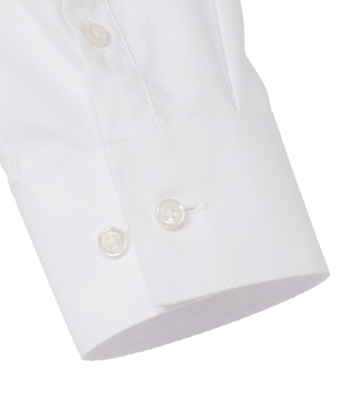 TOKYO SHIRTS（トウキョウシャツ）の「形態安定ノーアイロン レギュラー 長袖ビジネスワイシャツ（ビジネスシャツ・レディース・ホワイト・LL/S/M/L/XL/XS）」の4枚目の写真