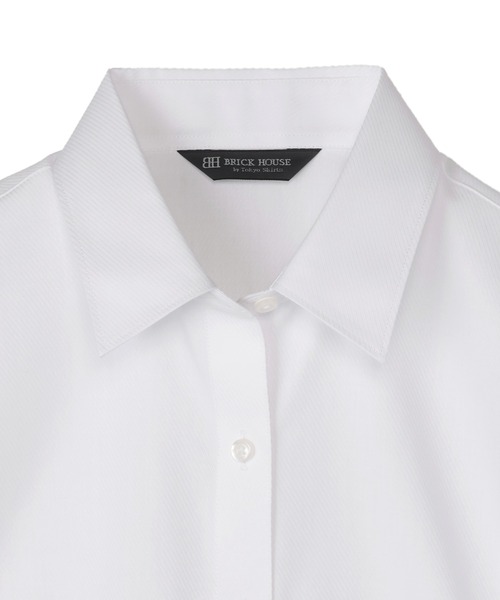 TOKYO SHIRTS（トウキョウシャツ）の「形態安定ノーアイロン レギュラー 長袖ビジネスワイシャツ（ビジネスシャツ・レディース・ホワイト・LL/S/M/L/XL/XS）」の3枚目の写真