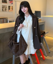 Cherir Mignon（シェリルミニョン）の「【くるみ×Cherir Mignonコラボ】LADY CHECK / STRIPE JACKET《セットアップ対応》（テーラードジャケット）」