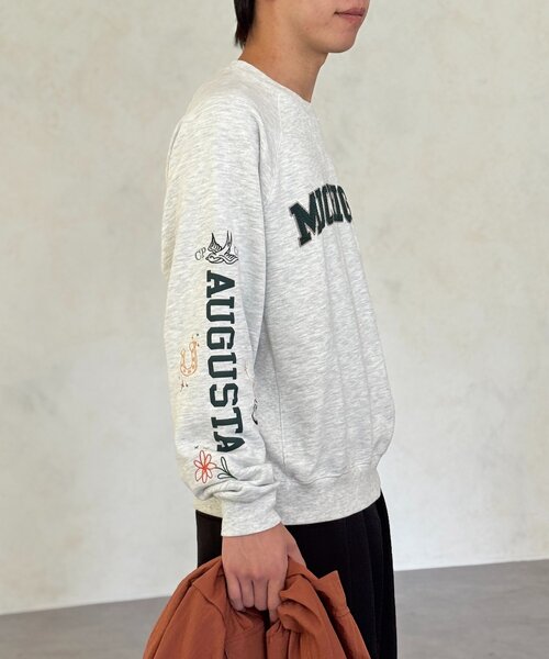 CPCM(シーピーシーエム)の「落書き刺繍カレッジロゴスウェット(Tシャツ/カットソー・レディース・ブラック/アイボリー/ホワイト/ネイビー・MEDIUM/LARGE)」の17枚目の写真