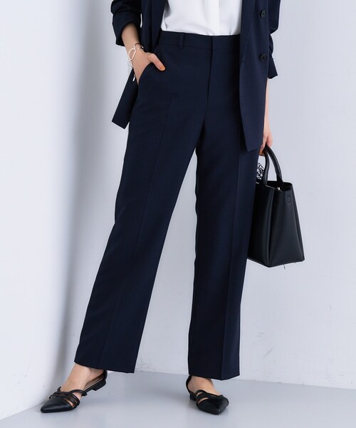 INDIVI（インディヴィ）の「【UVケア】ライトスリムストレートパンツ（その他パンツ・レディース・ナチュラル/ネイビー・40/38/36/15 /13/05/03/19）」の2枚目の写真