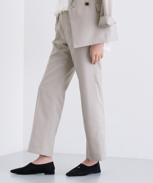 INDIVI（インディヴィ）の「【UVケア】ライトスリムストレートパンツ（その他パンツ・レディース・ナチュラル/ネイビー・40/38/36/15 /13/05/03/19）」の4枚目の写真