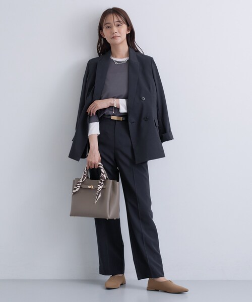 INDIVI（インディヴィ）の「【UVケア】ライトスリムストレートパンツ（その他パンツ・レディース・ナチュラル/ネイビー・40/38/36/15 /13/05/03/19）」の11枚目の写真