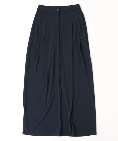 LAUREN RALPH LAUREN（ローレン ラルフ ローレン）の「プリーテッド ストレッチ ジャージー ワイドレッグ パンツ（その他パンツ・レディース・ネイビー系1・00/6/4/0/2）」の5枚目の写真