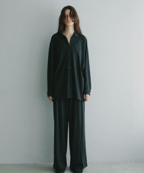 ETRE TOKYO（エトレトウキョウ）の「フロントファスナーカットシャツ（シャツ/ブラウス・レディース・ブラウン/チャコール/クリーム・FREE）」の8枚目の写真