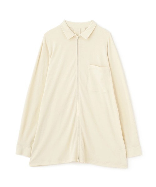 ETRE TOKYO（エトレトウキョウ）の「フロントファスナーカットシャツ（シャツ/ブラウス・レディース・ブラウン/チャコール/クリーム・FREE）」の17枚目の写真