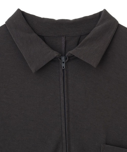 ETRE TOKYO（エトレトウキョウ）の「フロントファスナーカットシャツ（シャツ/ブラウス・レディース・ブラウン/チャコール/クリーム・FREE）」の21枚目の写真