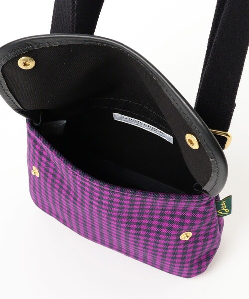 BRADY（ブレディー）の「BRADY / AVON MINI WOOL CHECK（ショルダーバッグ・レディース・パープル・ONE SIZE）」の7枚目の写真