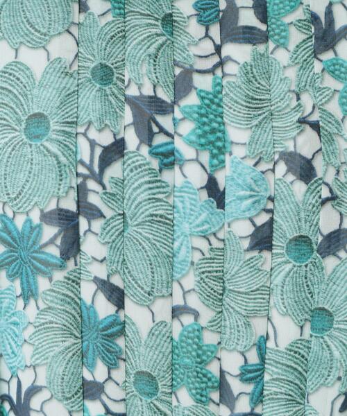 Sunauna（スーナウーナ）の「【&yours project／SS～L】レース柄プリーツワンピース（ワンピース・レディース・ネイビー系/パープル系5/グリーン系その他2・40/38/36/34）」の11枚目の写真