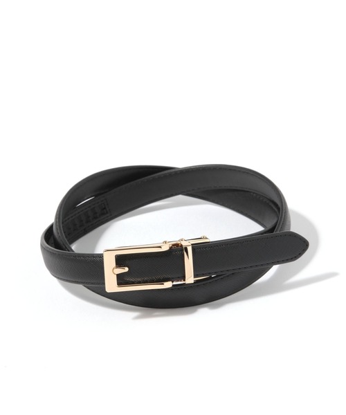 GLOBAL WORK（グローバルワーク）の「キーリットベルト/588636（ベルト・レディース・ブラック/ダークブラウン・FREE）」の2枚目の写真