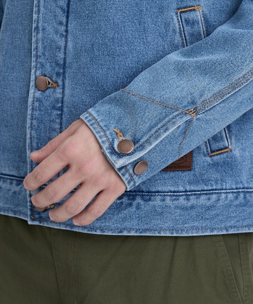 RVCA(ルーカ)の「RVCA メンズ POST DAYSHIFT JACKET ジャケット 【2025年秋冬モデル】/ルーカコーデュロイ襟デニムワークジャケット(ブルゾン・メンズ・ブルー・SMALL/LARGE/MEDIUM/X-LARGE)」の6枚目の写真
