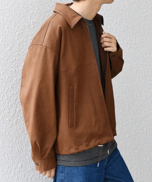 セール】SHIPS any: フェイクスエード(ポリエステル) バックタック