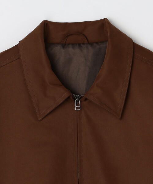 SHIPS any（シップス エニィ）の「SHIPS any: フェイクスエード(ポリエステル) バックタック ドロスト ショート ブルゾン◇（ブルゾン・メンズ・ブラック/ブラウン・LARGE/MEDIUM）」の14枚目の写真