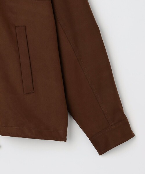 SHIPS any（シップス エニィ）の「SHIPS any: フェイクスエード(ポリエステル) バックタック ドロスト ショート ブルゾン◇（ブルゾン・メンズ・ブラック/ブラウン・LARGE/MEDIUM）」の15枚目の写真