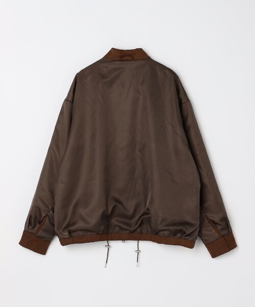 SHIPS any（シップス エニィ）の「SHIPS any: フェイクスエード(ポリエステル) バックタック ドロスト ショート ブルゾン◇（ブルゾン・メンズ・ブラック/ブラウン・LARGE/MEDIUM）」の18枚目の写真