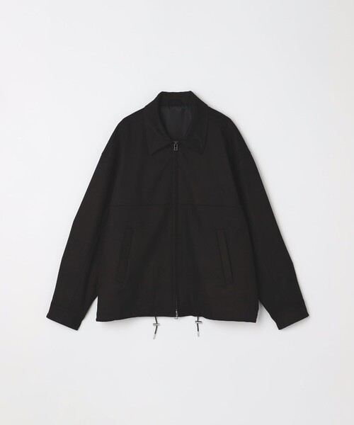 SHIPS any（シップス エニィ）の「SHIPS any: フェイクスエード(ポリエステル) バックタック ドロスト ショート ブルゾン◇（ブルゾン・メンズ・ブラック/ブラウン・LARGE/MEDIUM）」の20枚目の写真