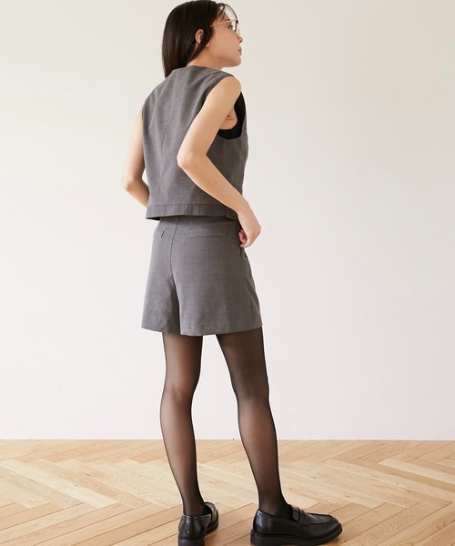 Luan（ルアン）の「【Luan】GLEN CHECK SHORT PANTS/グレンチェックショートパンツ（その他パンツ・レディース・ブラウン/グレー・1/0）」の22枚目の写真