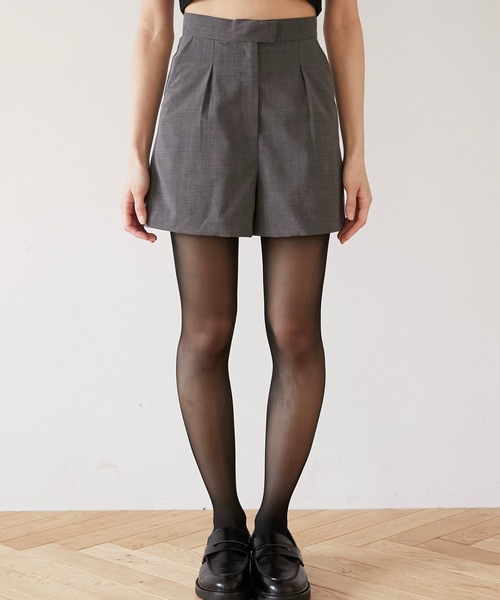 Luan（ルアン）の「【Luan】GLEN CHECK SHORT PANTS/グレンチェックショートパンツ（その他パンツ・レディース・ブラウン/グレー・1/0）」の21枚目の写真